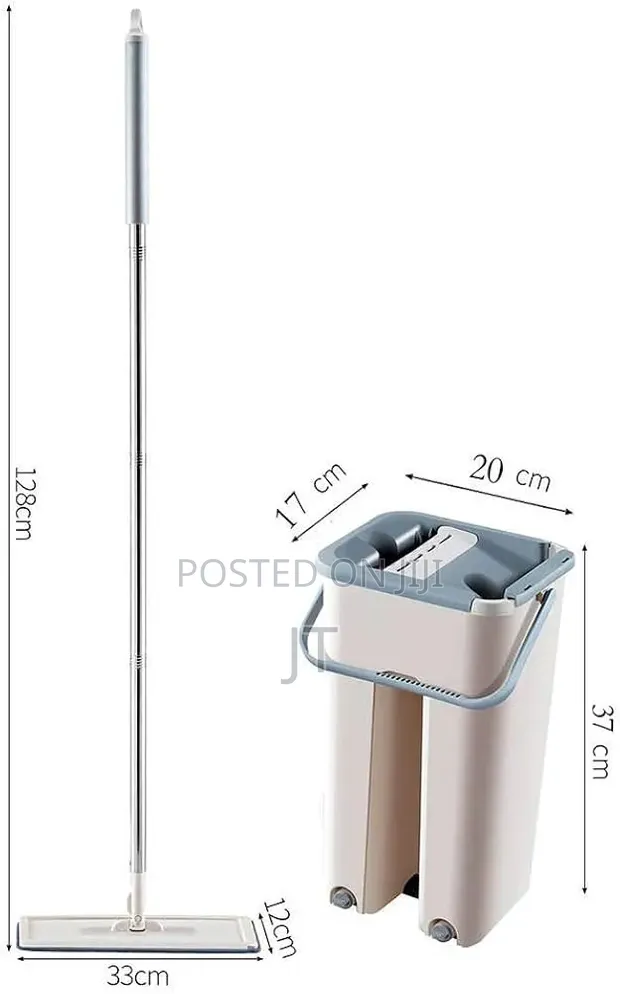 Magic Mop with Bucket and Extra Cloth - 1