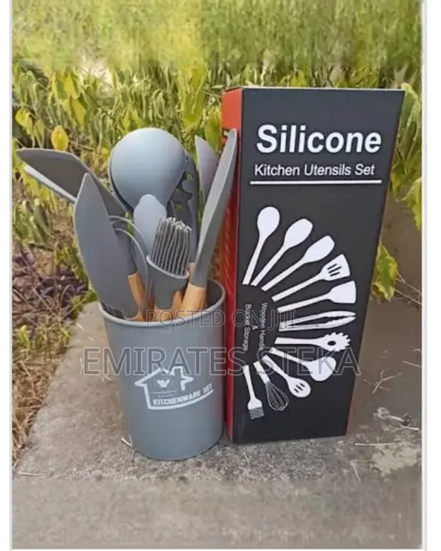 Set ya Vijiko 12 vya Silicone - 1