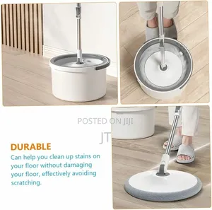 Mop ya Kujisokota ya Digrii 360 bila Mikono na ndoo