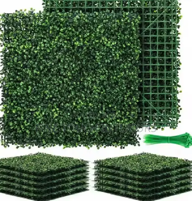 Artificial Hedge Panels for Garden Decor - 1