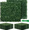 Artificial Hedge Panels for Garden Decor - 1