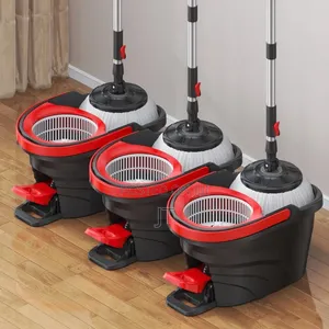 Metallic Pedal Spin Mop Bucket Set - Mpya Kabisa