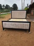 Modern Beige Tufted Mocket Bed - 5x6 - 1
