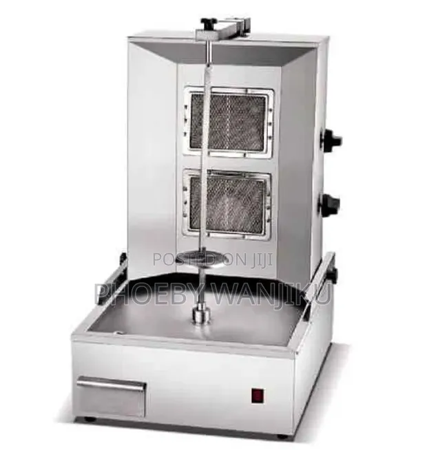 Euromax 2-Burner Gas Shawarma Machine - 1
