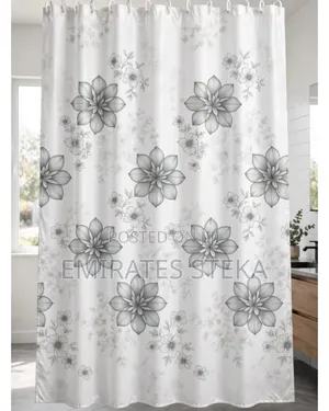 Shower Curtain ya PVC ya Premium 200cm x 180cm