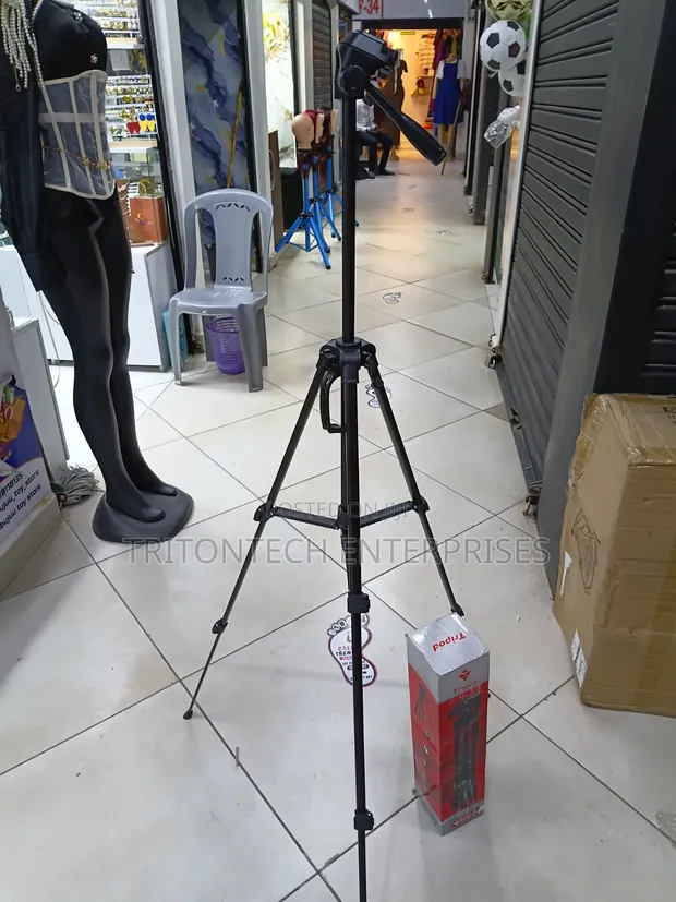 Tripod Portable na Sanduku la Kubeba - Model F-3520T - 1