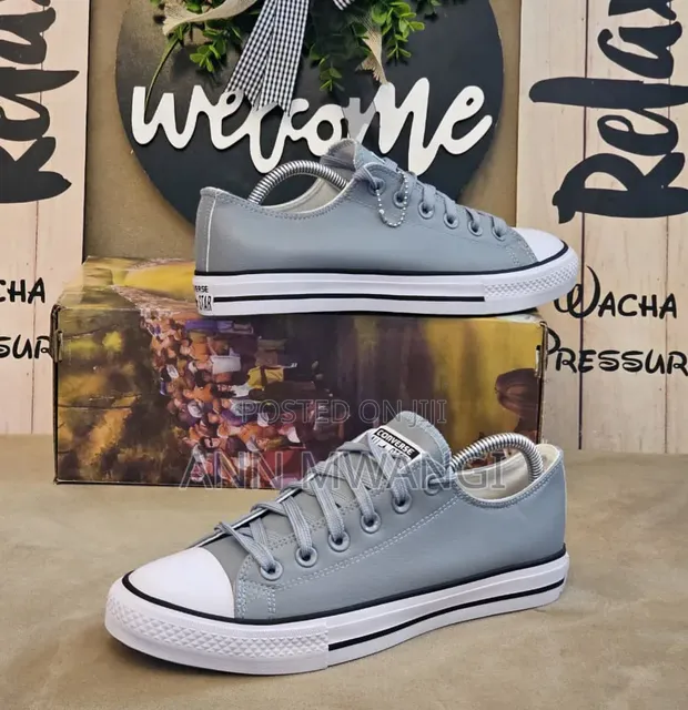 Leather Converse Sneakers & Boots - 1