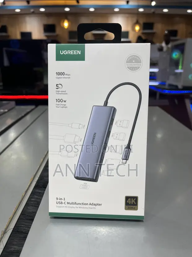 Ugreen CM498 9-in-1 USB-C Docking Station - 1