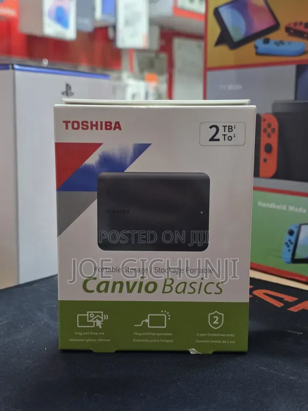 Toshiba Canvio Basics 2TB Portable External Hard Drive - 1