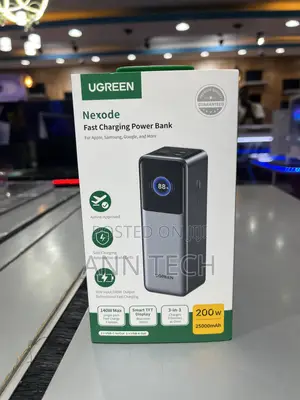 Ugreen 165W Powerbank na Kebo ya USB-C inayoweza Kurudishwa