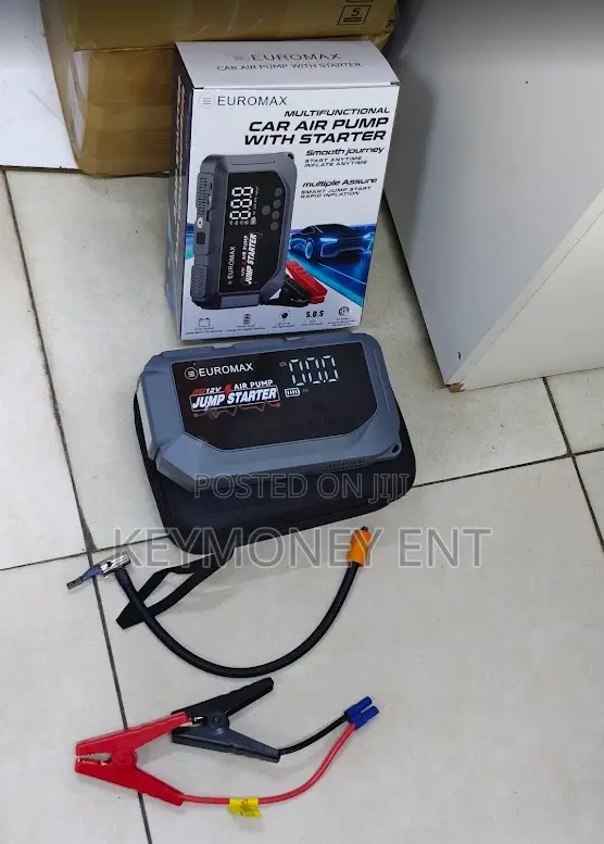 Euromax Car Jump Starter with Air Compressor - 1