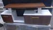 Brown White Istanbul 2 Modern TV Stand - 1