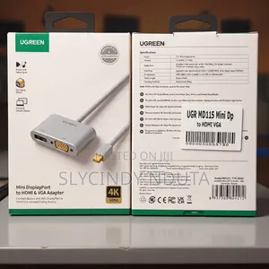 Ugreen MD115 Mini DP to HDMI + VGA Converter