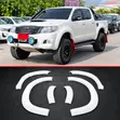 Fender Flare Kit kwa Toyota Hilux Vigo Champ 4 Door (2012 Kuendelea) - Nyeupe - 1