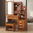Dressing Room Vanity Set with Makeup Drawer - White - 3