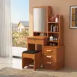Dressing Room Vanity Set with Makeup Drawer - White - 4