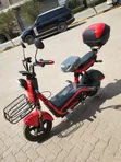 Haojin Tricycle Mpya 2025 Nyekundu - 4