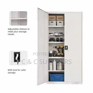 2-Door Metallic Storage Cabinet
