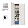 2-Door Metallic Storage Cabinet - 1