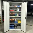 2-Door Metallic Storage Cabinet - 3