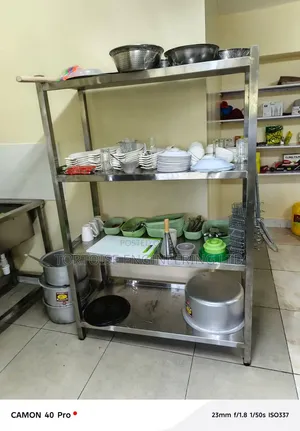 Stainless Steel Commercial Kitchen Rack 1800mm Height