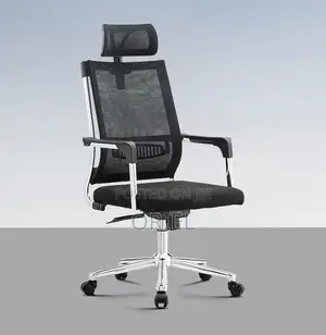 Executive High-Back Ergonomic Office Chair - Black