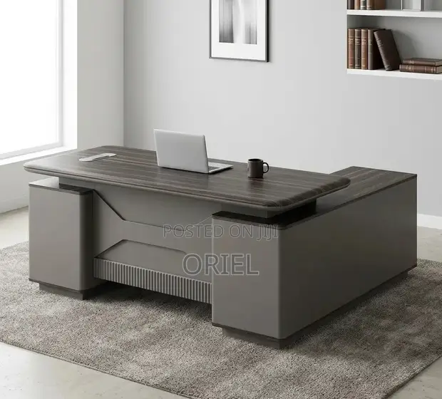 1600mm L-Shaped Executive Office Desk - 1