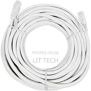 Kebo ya Mtandao ya Cat 6 (Mita 10, RJ45, Kijivu)