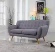 Sofa ya Premium ya Viti 2 vya Kitambaa - 4