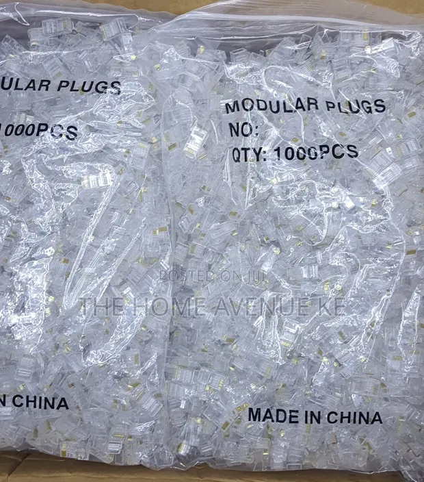 Brand New RJ45 Cat 6 Connectors - 1