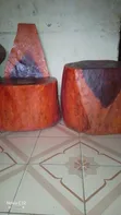 Set ya Viti na Meza ya Mbao Ngumu ya Elgon Tick ya Jadi - 1