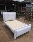 Superior Beds 5x6 White Channel-Tufted Mocket Bed - 2