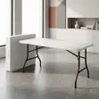 Rectangular Plastic Fold-Up Table - 2