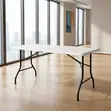 Rectangular Plastic Fold-Up Table - 4