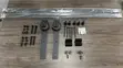 Sliding Barn Door Hardware Kit - 2M Black Steel - 4