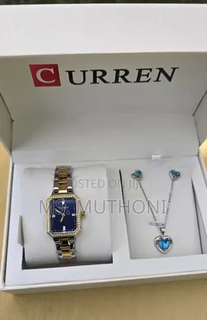 Curren Ladies Glacier Blue Gift Set
