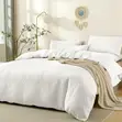 Waffle Textured Duvet Cover Set - 6x7 - 1