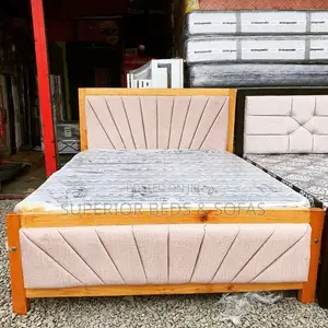 5x6 Wooden Sunburst Mocket Bed: Free Delivery