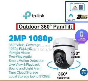 TP-Link Tapo C500 Indoor/Outdoor Pan/Tilt Security Camera