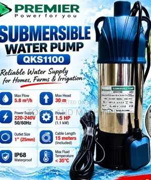 Premier 1.5hp Submersible Water Pump (220V)
