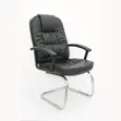 Kiti cha Ofisi cha Executive PU Leather Cantilever - Nyeusi - 1