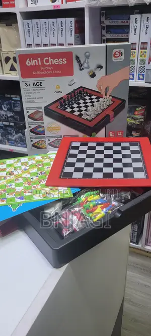 6-in-1 Chess Game Board