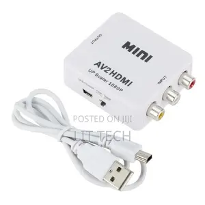 Converter Adapter AV kwenda HDMI (RCA Composite CVBS hadi HD 1080P)