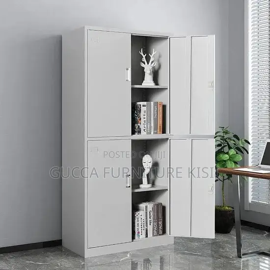 4 Door Metallic Lockable Storage Box - 1