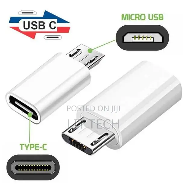 Micro USB OTG kwa Adapta ya USB Type-C - 1