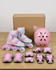 Set ya Roller Skates za Wasichana za Kuanzia (Size 31-38) - 2