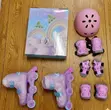Sketi za Mafunzo za Unicorn za Magurudumu 3 na Vifaa vya Kinga - 1