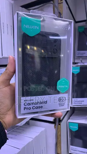 Nillkin CamShield Pro Case kwa iPhone 17 Pro/Pro Max - Nyeusi