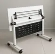 Meza ya Mikutano ya Kisasa ya 120cm inayokunjwa - 3