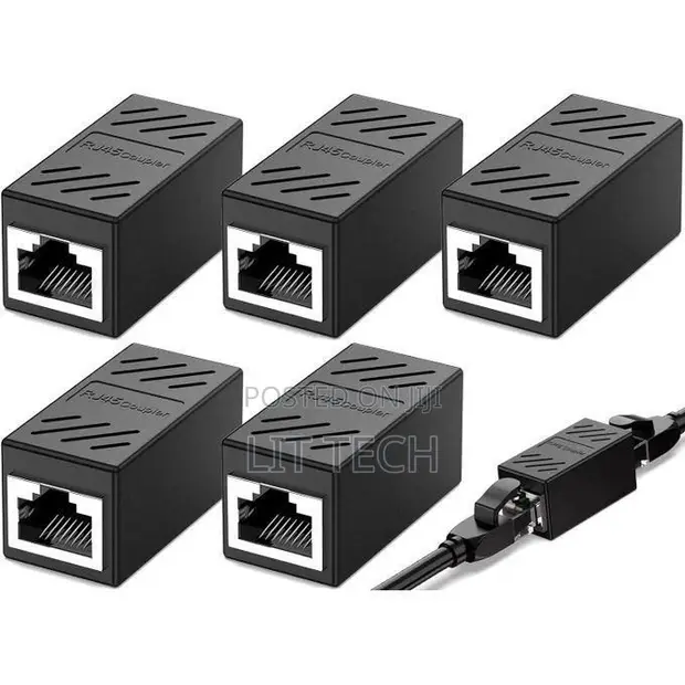RJ45 Ethernet Cable Connector - 5 Pieces - 1